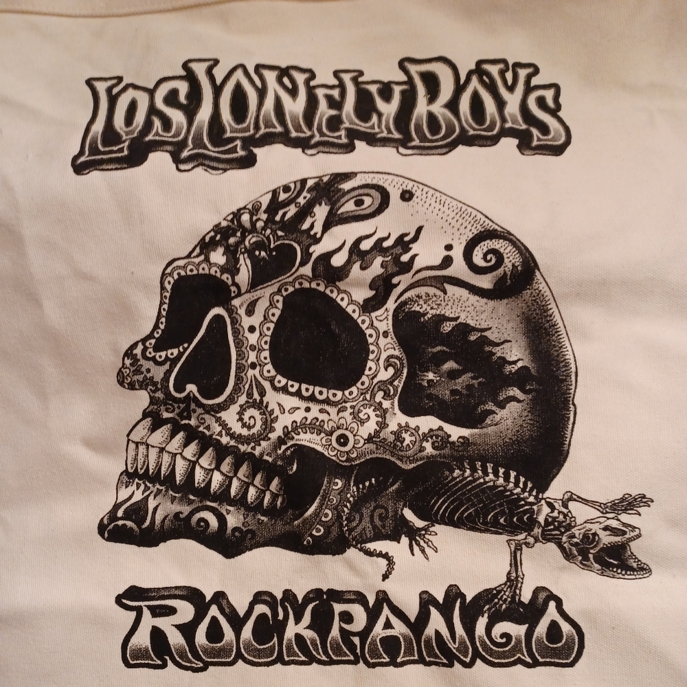 Los Lonely Boys Rockpango Tote Bag Canvas Garza Bros Memorabilia Rare Collection